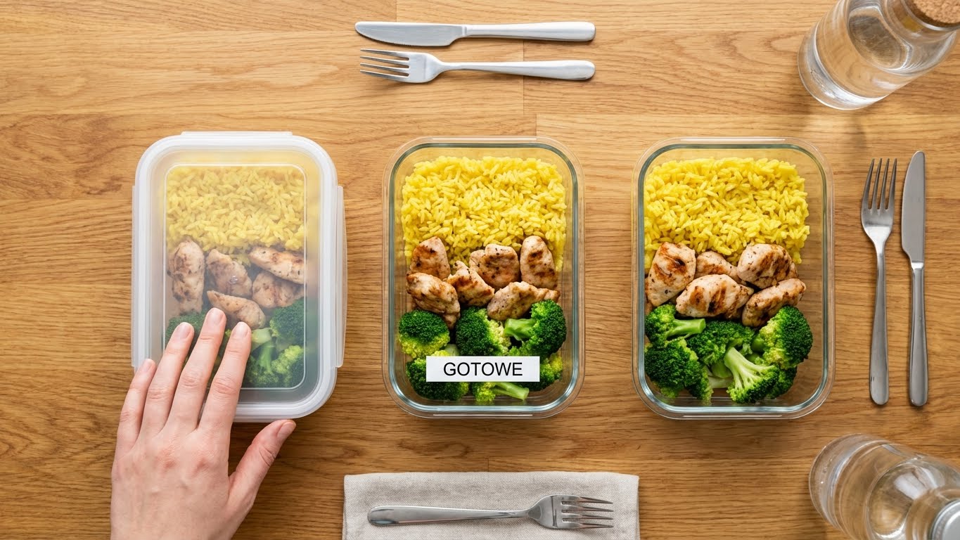 Meal Prep do pracy: Jak ugotować obiady na 3 dni w jedną godzinę?